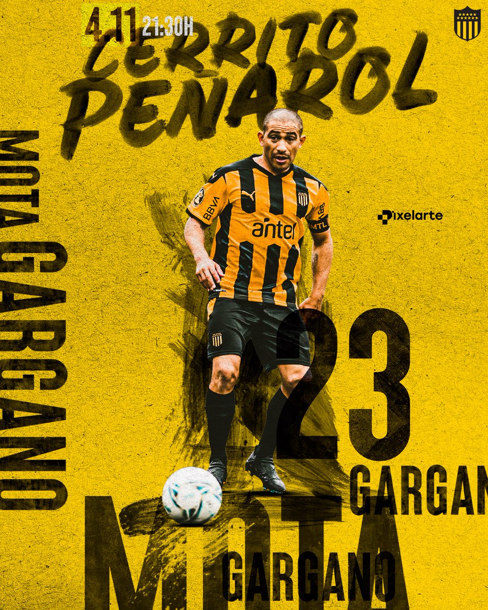 GarganoOfficial's tweet image. Con el objetivo claro de volver a la senda del triunfo. ¡Vamos nosotros, vamos 𝗣𝗘𝗡̃𝗔𝗥𝗢𝗟!💛🖤

#WG23🦁