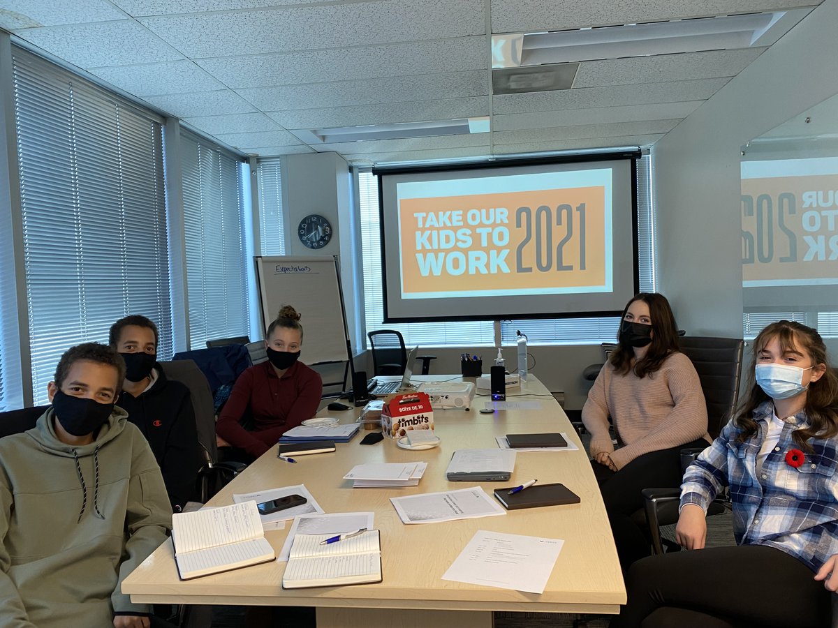 Today was a special day, some of our staff got to take their #KidsToWork! We’re proud to host Gr 9 students for a fun, interactive day and support their career exploration. Thanks to Karen Allen, for hosting a job search workshop, a foundational part of building budding careers.