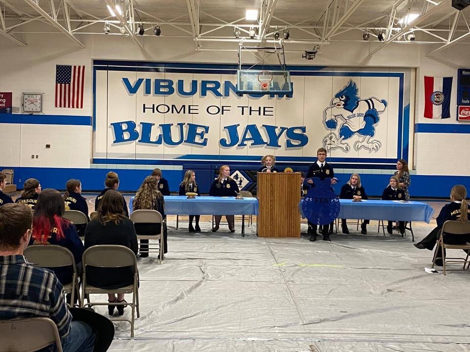 rylynsmall's tweet photo. Congratulations to the newly chartered Viburnum FFA Chapter! It was a pleasure celebrating with you. @VHSbluejaysAD #flylikeanEPeagle https://t.co/r0ArKU4pnk