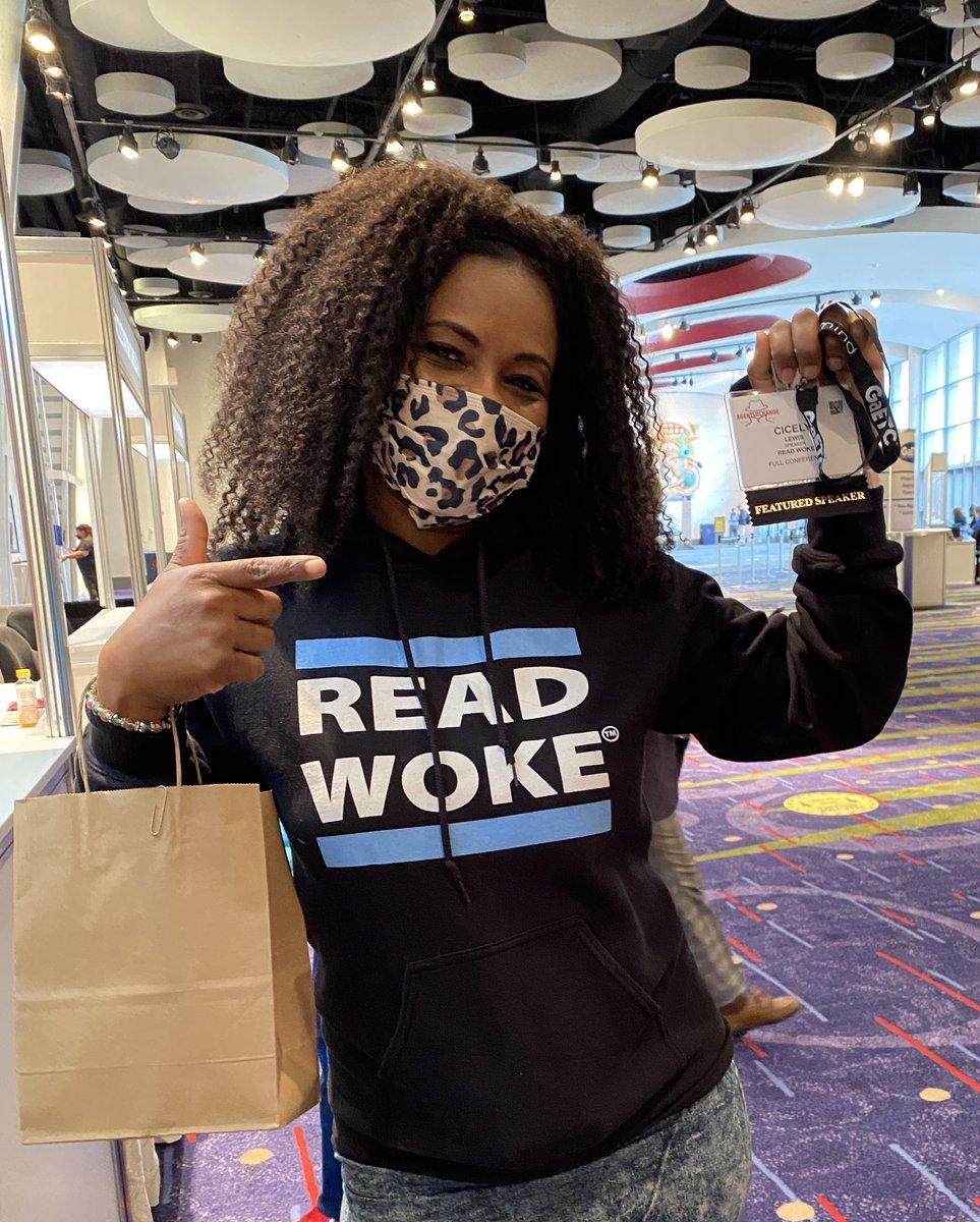 cbuckybeaver's tweet photo. This is @cicelythegreat checking in to @GaETConf! #GaETC21 https://t.co/OXdKtEAOkG