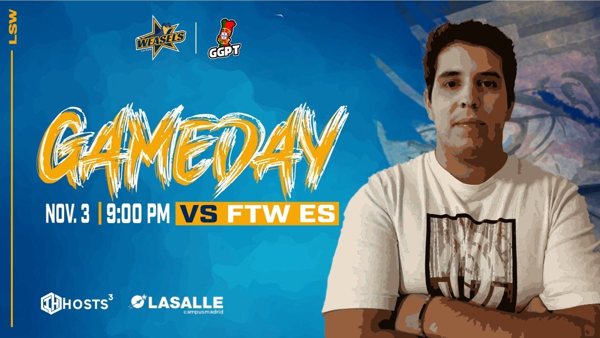 BPLaSalleUpd's tweet photo. #LSW 🇵🇹
Organização espanhola com equipa portuguesa contra organização portuguesa com equipa espanhola.
O mundo de cabeça para baixo🙂🙃
🆚 @ftwesports (ESP🇪🇦)
⏰ 21:00 GMT
#FEELTHEBITE #GOLSW https://t.co/2AmRkXpz4G
