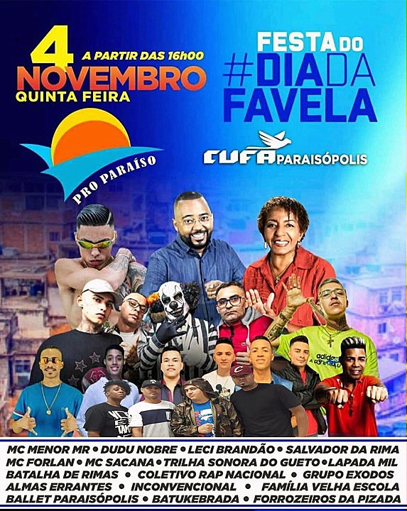 Ronaldom2012's tweet photo. Dia da Favela e a kebra Celebra✊🏿✊🏿#diadafavela @cufaparaisopoli https://t.co/W5M7KCDWmR