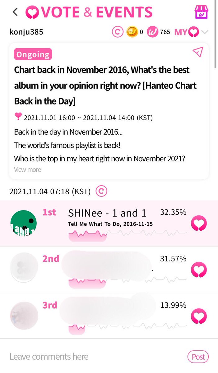 공주 コンジュ S Tweet Whosfanアプリ Hanteo Chart Back In The Day 11 4 14 00 Kst 2016年11月の日に戻ってください 僅差で油断できない状況です Shineeに追加投票しました 本日午後2時締切 Shinee 샤이니 1and1 Trendsmap