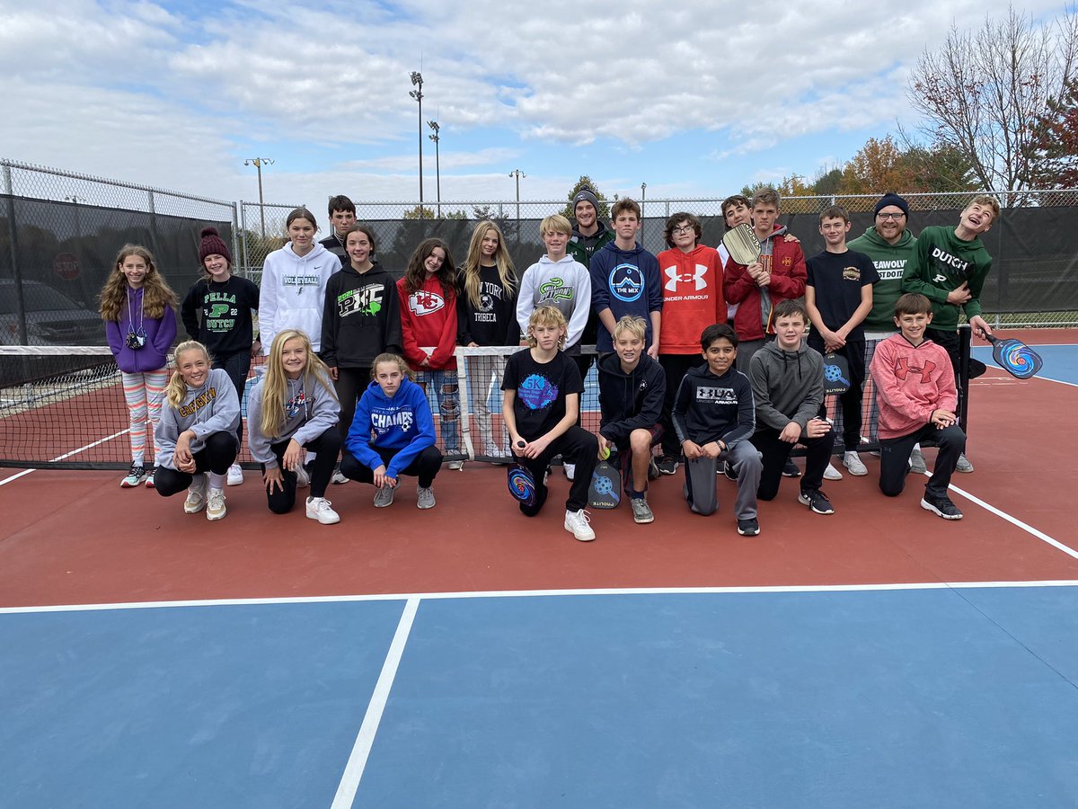 PellaMidSchool's tweet photo. An awesome time on the pickleball courts! https://t.co/3DL2RqX6TD