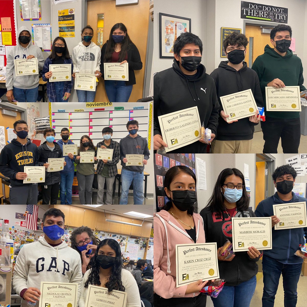 Congratulations to our 178 students who had perfect attendance during Quarter 1!! No absences and no tardies! We are proud you! Check out a few of our awesome Tigers!