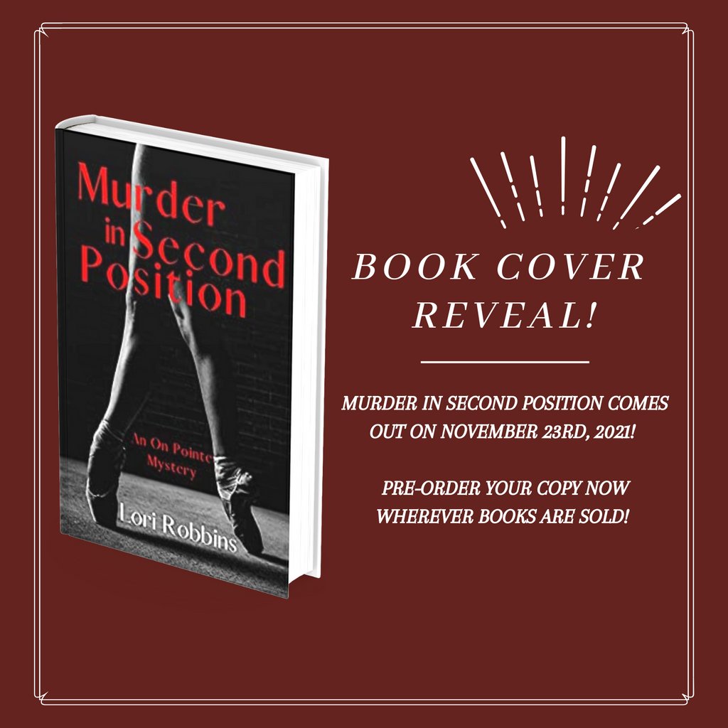 lorirobbins99's tweet photo. SO excited to officially reveal the cover for Murder in Second Position: An On-Pointe Mystery ๐
Get your copy on November 23rd, 2021! Pre-order yours now wherever books are sold! ๐
#newbookalert #bookcoverreveal #bookstoreadnext #ballerinabookclub #murderinsecondposition https://t.co/saFneExq64