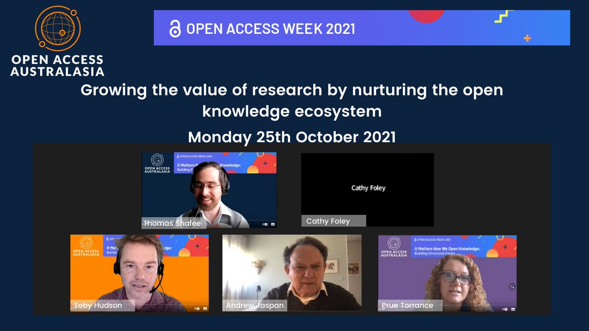 If you missed out on our #OAWeek2021 sessions this post may make your day - all recordings now available on our Youtube channel! 
Head over to youtu.be/JXX0dD1H8Tk to watch or rewatch the insightful session on nurturing the open knowledge ecosystem!