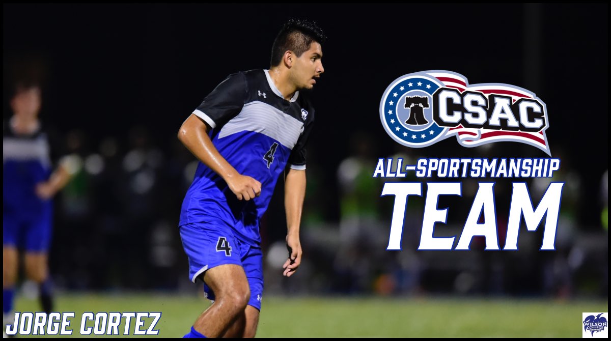 WilsonMSoccer's tweet photo. 👏🏼 Congratulations to our #4, Jorge Cortez, on being named to the ALL - CSAC Sportsmanship Team! 👏🏼 https://t.co/WctejrO5Wb