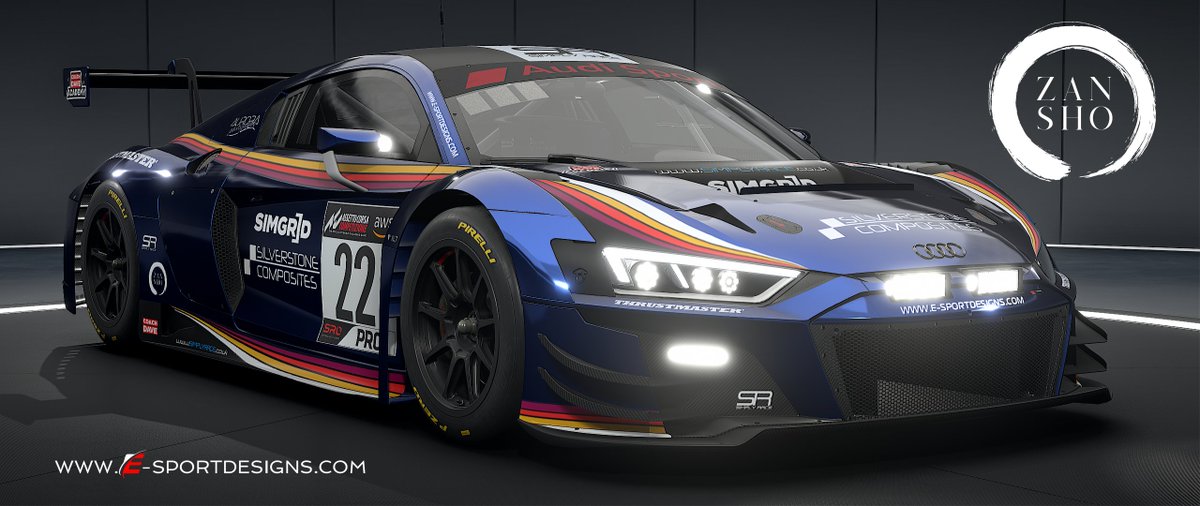 After a bit of time away thanks to catching Covid ... I am pleased to announce ... I am back .. slowly ....
And what better way to kick off ... with a Zansho Simsport Livery which will be used this coming weekend for the Simgrid Endurance series 😎

Good Luck to the team ... 💪