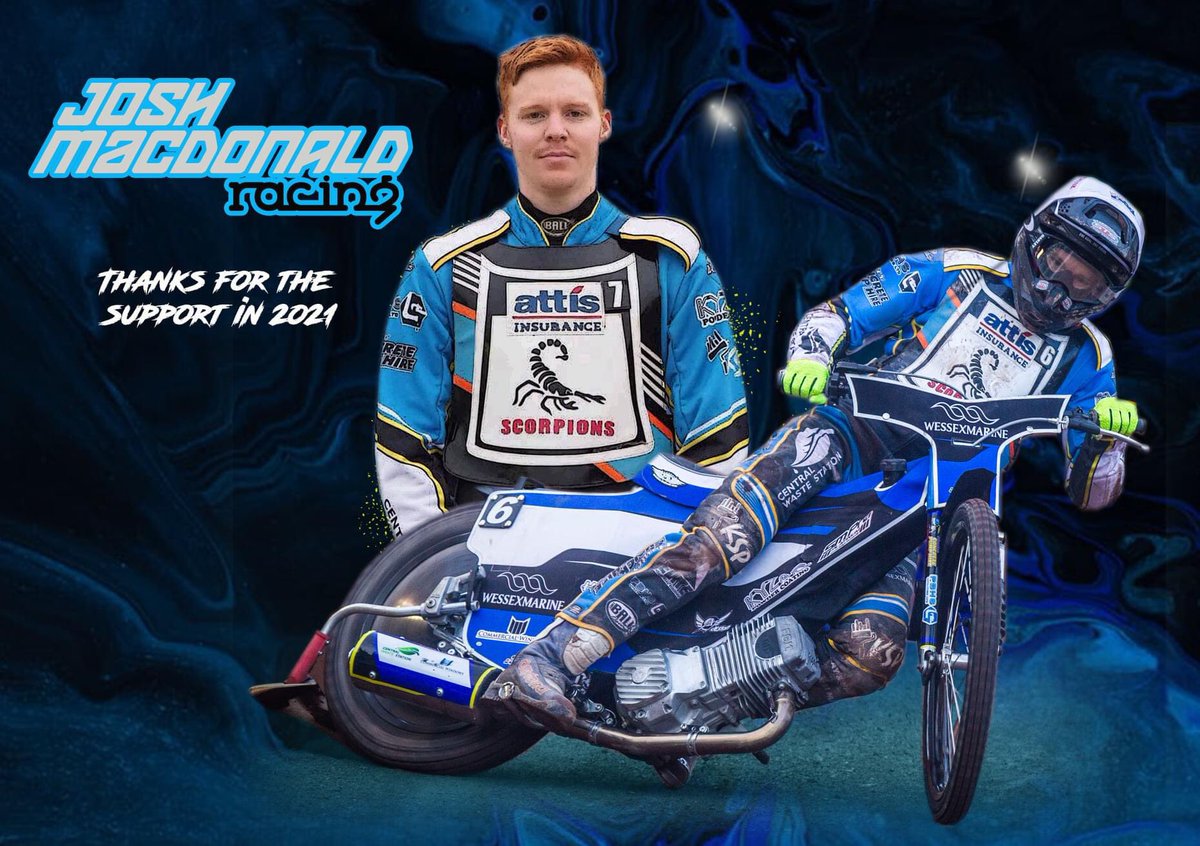 A HUGE thanks to all of my sponsors and all the other people who have made the 2021 season an enjoyable one. Without your help none of what I'm trying to achieve would be possible.
See you all next season..
Josh