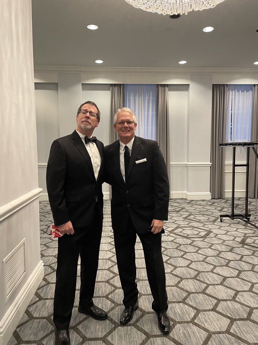 I know why ⁦<a href="/Drphildowns/">Phil Downs</a>⁩ is at the ceremony in Washington DC honoring state superintendents of the year but I have no clue why they let me in!  Thinking of the Greenwood teachers, school board, students, and staff particularly this evening. Thank you!