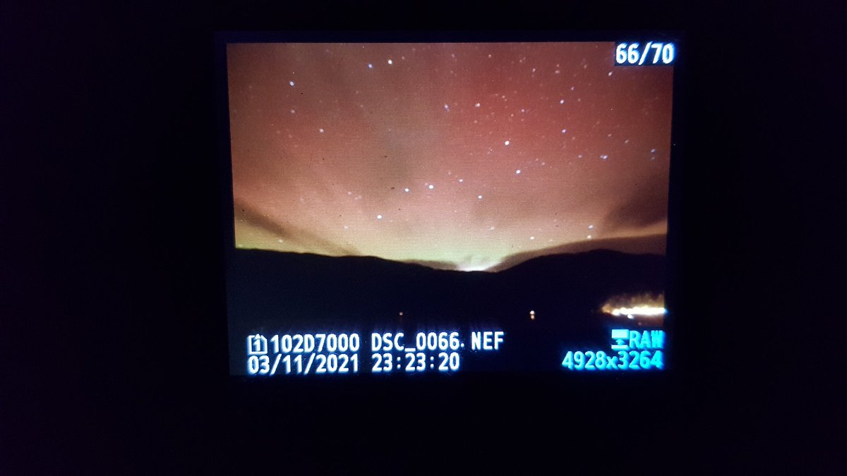 Not the best shot, but the #Aurora from Glencoe,  Scottish Highlands.