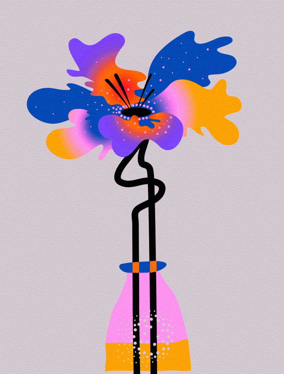 Get inspired - Sketch - Scan - Play!
Most of the work I do starts with a simple sketch, and then I play until I feel there is something special there, not right but it feels right.
#illustration #illustrationart #design #artstudio #processdesign