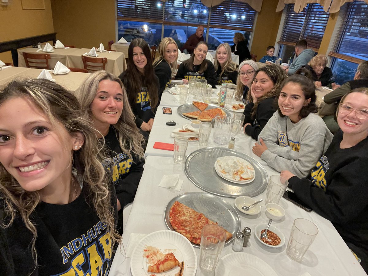 Pre-bonfire dinner with my seniors 🎀(missing 2 of my ladies).                    Love these girls 😍