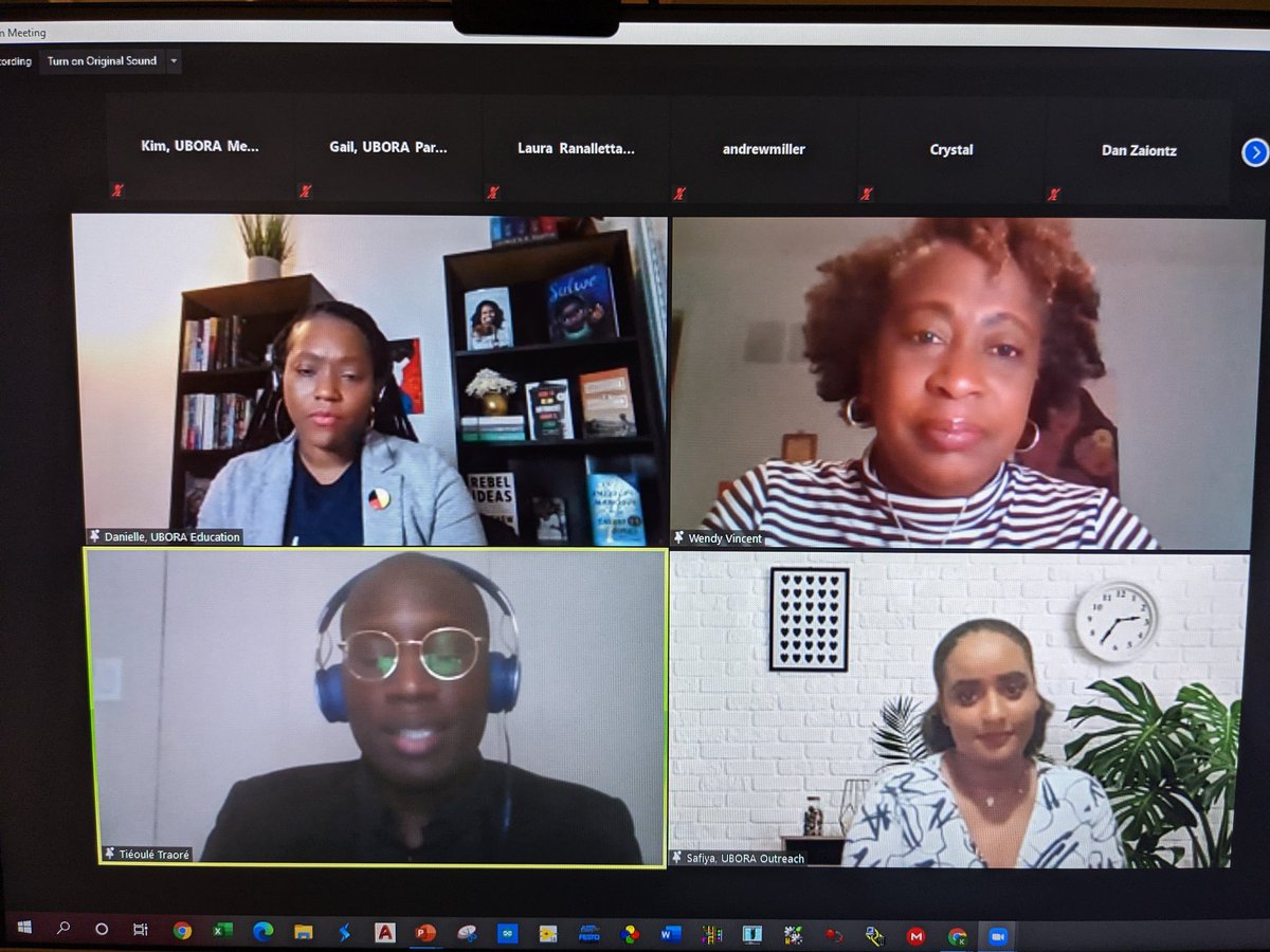 theuboranetwork's tweet photo. Our Director of Education, @NorrisDanielleE is doing a fantastic job moderating the session! #HarvestingYourTalents #BlackComms #BlackPR https://t.co/faUb5OCGRu