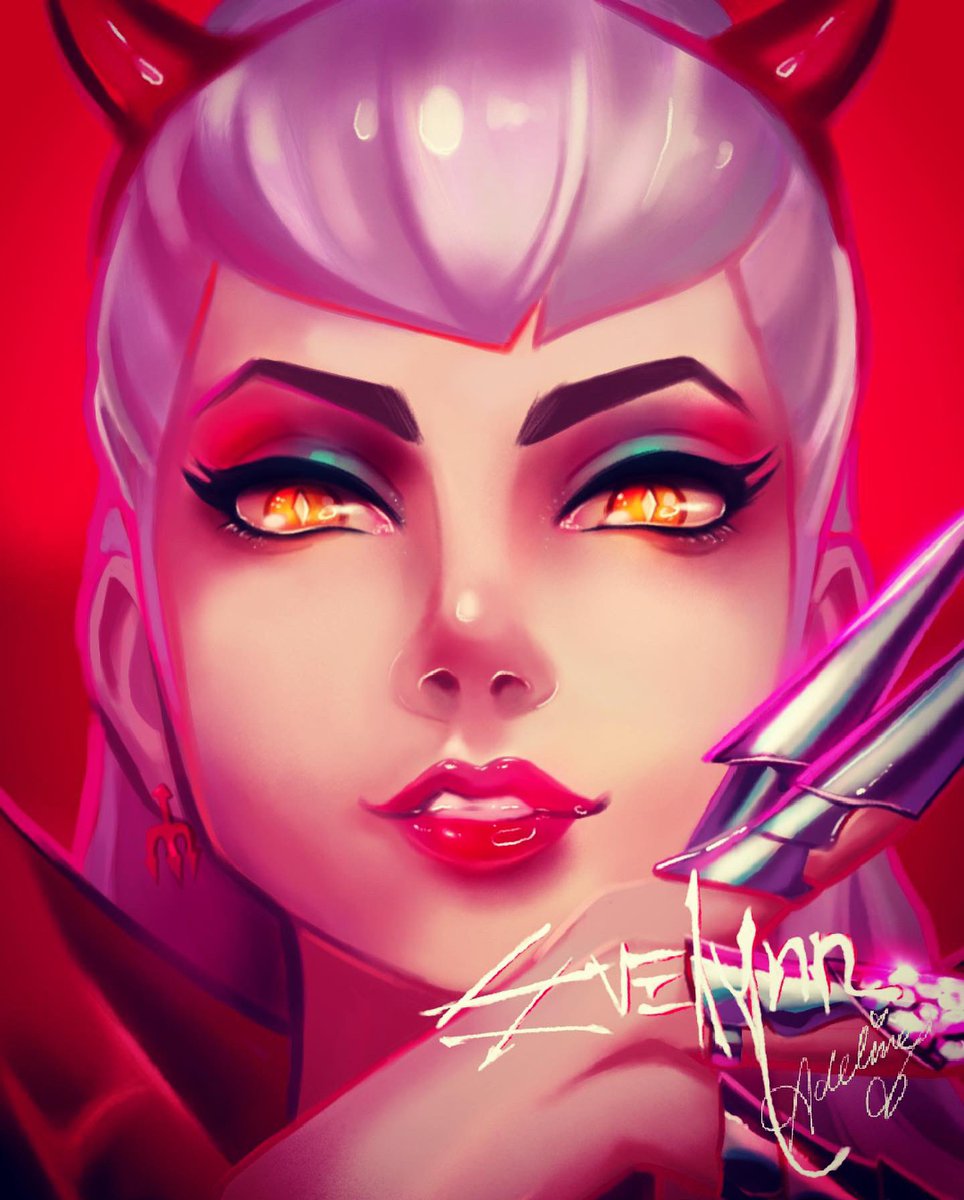 adeline_vrg's tweet photo. Fanart Evelynn KDA /Demon 
#creadoreslollatam #LeagueOfLegends #ArtofLegends #creadoresdelollatam @lollatam @ilovemysupp @LOL_Art_Bot @LolFanArt https://t.co/FDYbQeJEa6