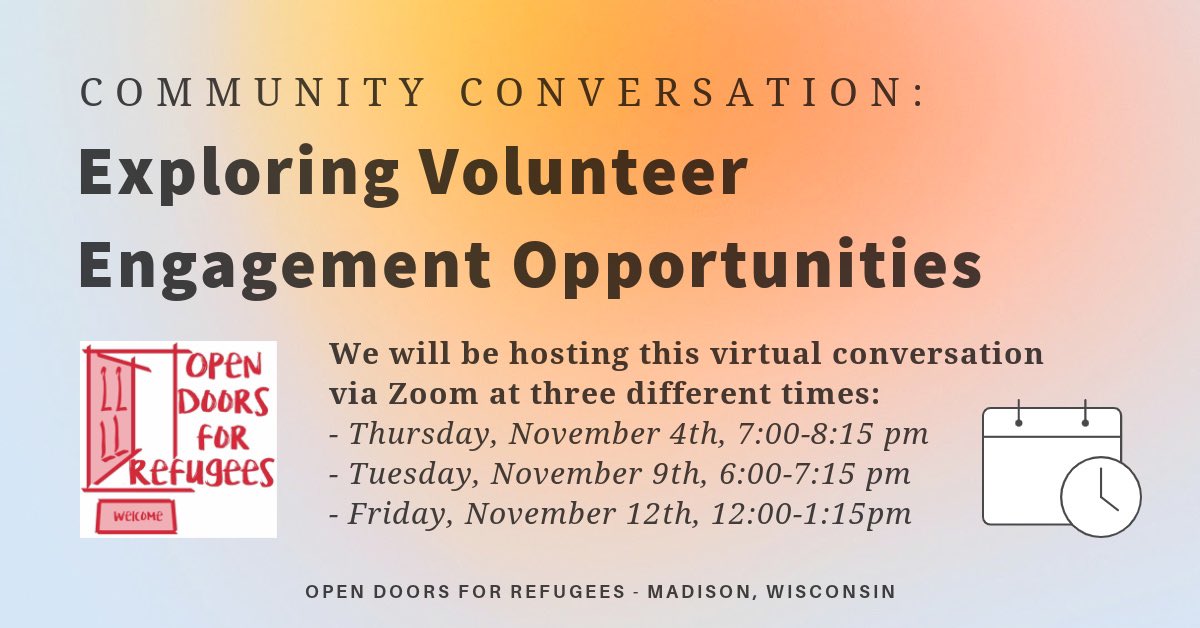 Open Doors for Refugees tweet media