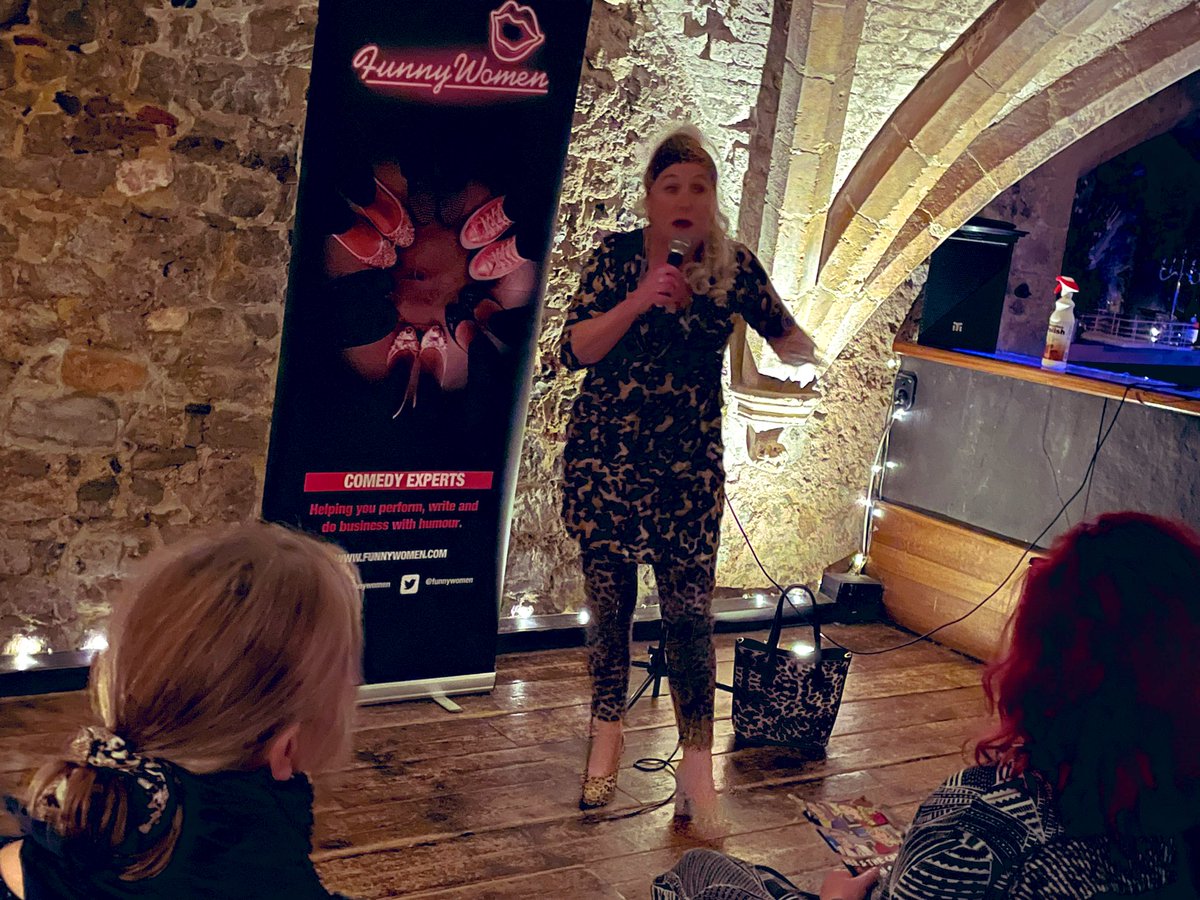 FunnyWomenLynne's tweet photo. Fun in the Vaults tonight! Thanks to @MWartsandevents @Nic_Lamont & @DollySlatemen for hosting, headlining & facilitating a great @funnywomen #ComedyWorkout at @GeorgeVaults and to everybody who came to support us. https://t.co/4ebbrrYTli