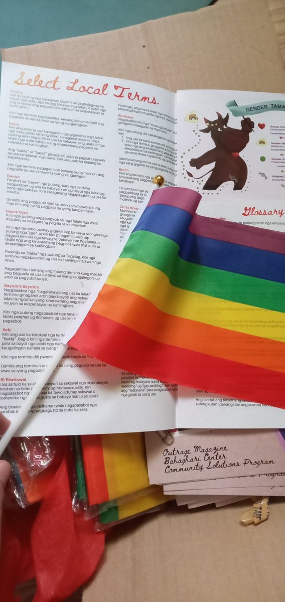StephXChristiG's tweet photo. Yes we have it! SOGIESC Binisaya! Please contact @outragemag #SharethePride https://t.co/ktwevhsiPG