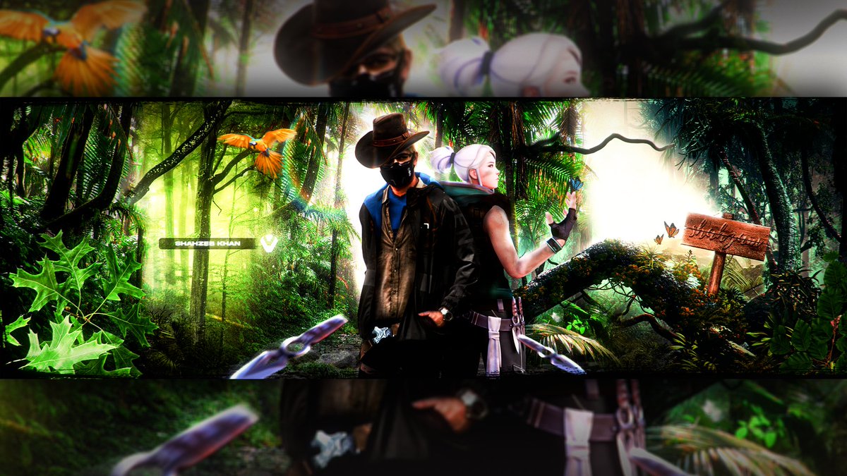 Bleefof's tweet photo. " Welcome to the jungle " Header for @ShahZaMk 🖌️

❤️ &amp; ♻️ are appreciated ! https://t.co/d3274NZ0d9