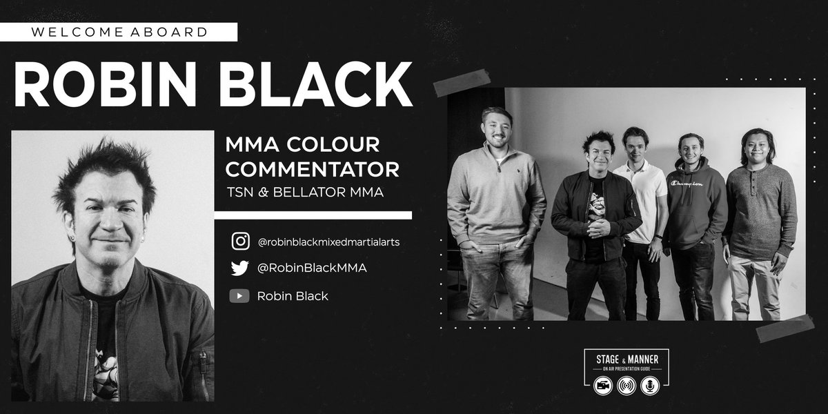 StageAndManner's tweet photo. Thank you, @RobinBlackMMA.

It was a pleasure to hear your on air expertise and your unique perspective on broadcasting.

Full interview coming soon! https://t.co/MDBPRrLf3W