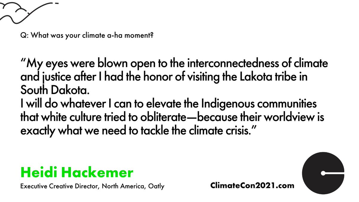 We asked <a href="/Heidi_Hackemer/">heidi hackemer</a> about her climate a-ha moment, and she had some inspiring words to share.

Join us at climatecon2021.com to not just imagine a better future, but start moving toward that future together.

#TogetherForOurPlanet