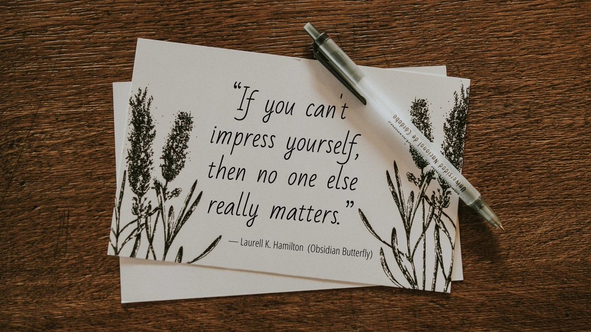 Es QOTD. We want to impress others, yet don't like who we become. We put so much effort into making others love us, that we forget to love ourselves. Let's turn it around. Love ourselves first. The rest will come. 💜🌞
<a href="/BTS_twt/">방탄소년단</a> 

#BTSBookClub #BTSBC_QOTD #BTS #YouMatter