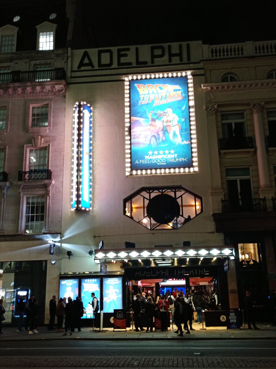 mrtimenglish's tweet photo. @BTTFmusical what a fantastic show and an amazing performance by #MarkOxtoby as #DocBrown 🙌 https://t.co/tvcw8ym6No