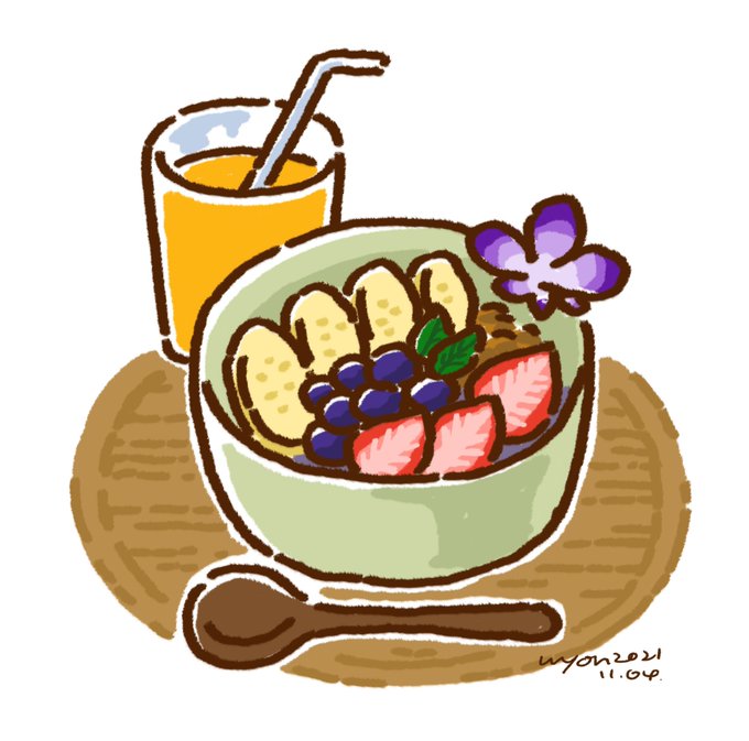 理想の朝ごはんのtwitterイラスト検索結果