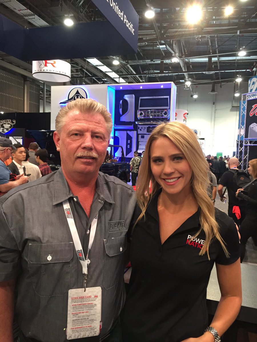 KMionczynski's tweet photo. ⁦@ktmosborne⁩ Hi Katie nice see you again at ⁦@SEMASHOW⁩ today. This photo was the last time we met in person. Hope to see you again ⁦@mecum⁩ auction or may be again the show this week! https://t.co/snRMqnTRgU