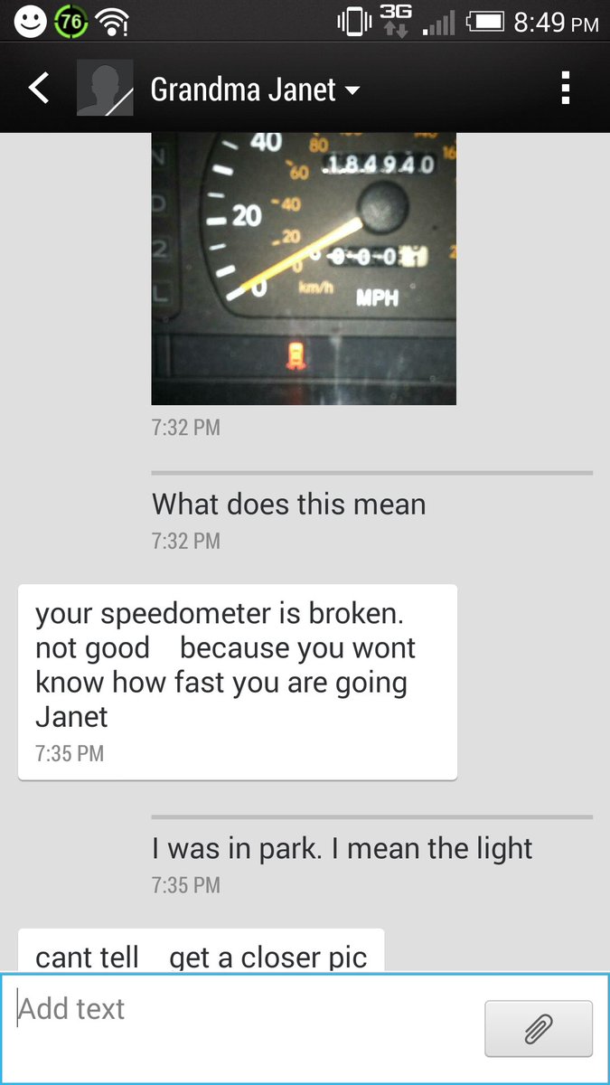 JacobStapler's tweet photo. Hello Twitter here is a conversation between me and my grandma when I was 16 https://t.co/kLLTEgIFNn
