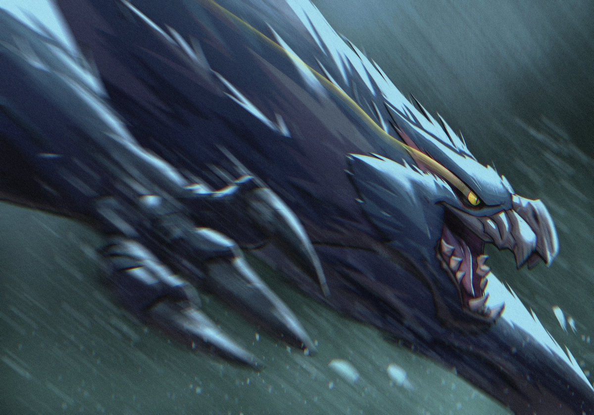 Nargacuga Fanart from #MonsterHunter :)