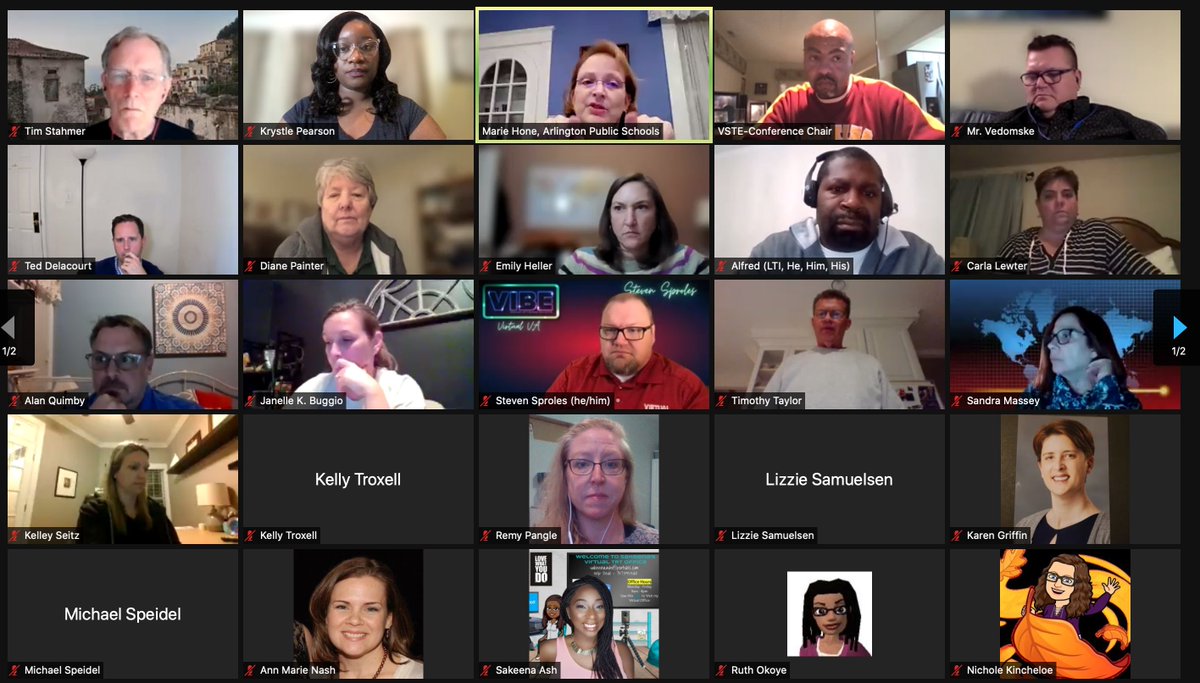 TechDirect501's tweet photo. The VSTE Presenters Meeting was awesome!! I'm truly looking forward to @vste 2021. #presentermode #VSTE21 #bringyouradapter https://t.co/F1iI8IZO0U