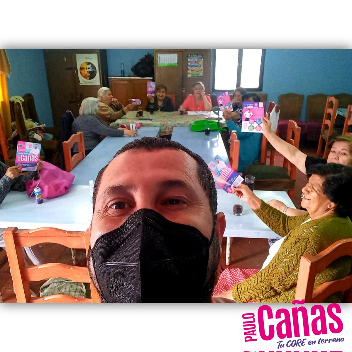 paulocanascore's tweet photo. Mejor Vejez! 👵🏻👴🏻
Estuvimos con mis amigas del Club Adulto Mayor Padre Hurtado de #PAC. Conversamos sobre el trabajo de Cores y también comenzamos a analizar las necesidades y propuestas que tienen como grupo. Feliz por la acogida! Seguimos trabajando! 🙌🏻
#YoCreoEnCañas
#AV191 https://t.co/eJzJguoj8d