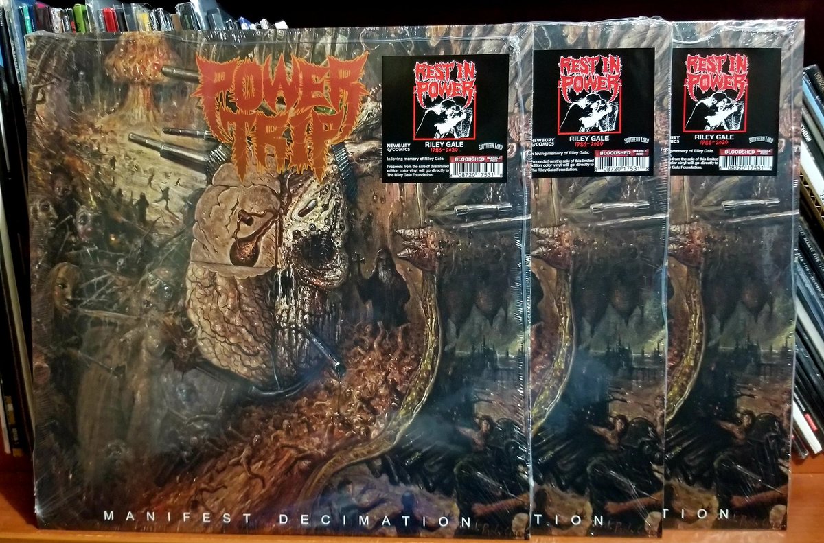 triplejsrecords's tweet photo. POWER TRIP - MANIFEST DECIMATION
Bloodshed variant (Marble Red)
#PowerTrip #ManifestDecimation #RIPRileyGale https://t.co/XDqIc4npgl