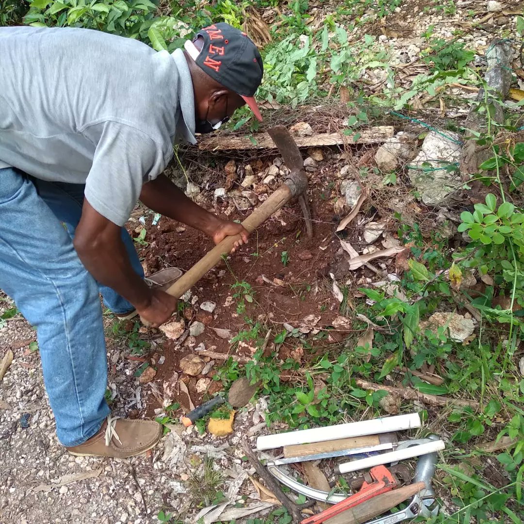 NWCjam's tweet image. NWC's #DisconnectionDrive continued today in Carey Park, Trelawny. The team removed several illegal supplies from the network. Residents have been engaged and advised to settle outstanding balances and to #regularize. #GetLegallyConnected today!