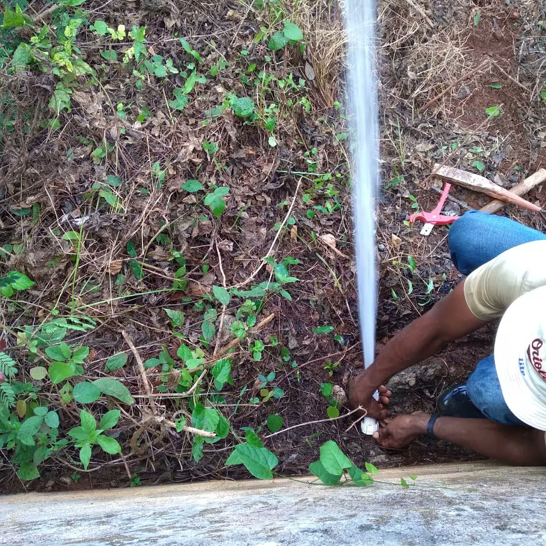 NWCjam's tweet image. NWC's #DisconnectionDrive continued today in Carey Park, Trelawny. The team removed several illegal supplies from the network. Residents have been engaged and advised to settle outstanding balances and to #regularize. #GetLegallyConnected today!