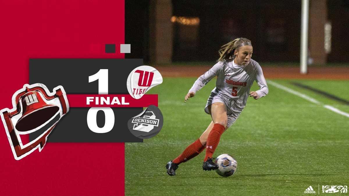 WittAthletics's tweet photo. .@WittWSoccer pulls off a HUGE 𝗪𝗜𝗡 in the NCAC semifinal game against Denison! 

Amy Bidwill was able to hit the back of the net for the 1-0 win, advancing the Tigers to the Championship game on Saturday. #TigerUp https://t.co/Lf6uF0gK2p