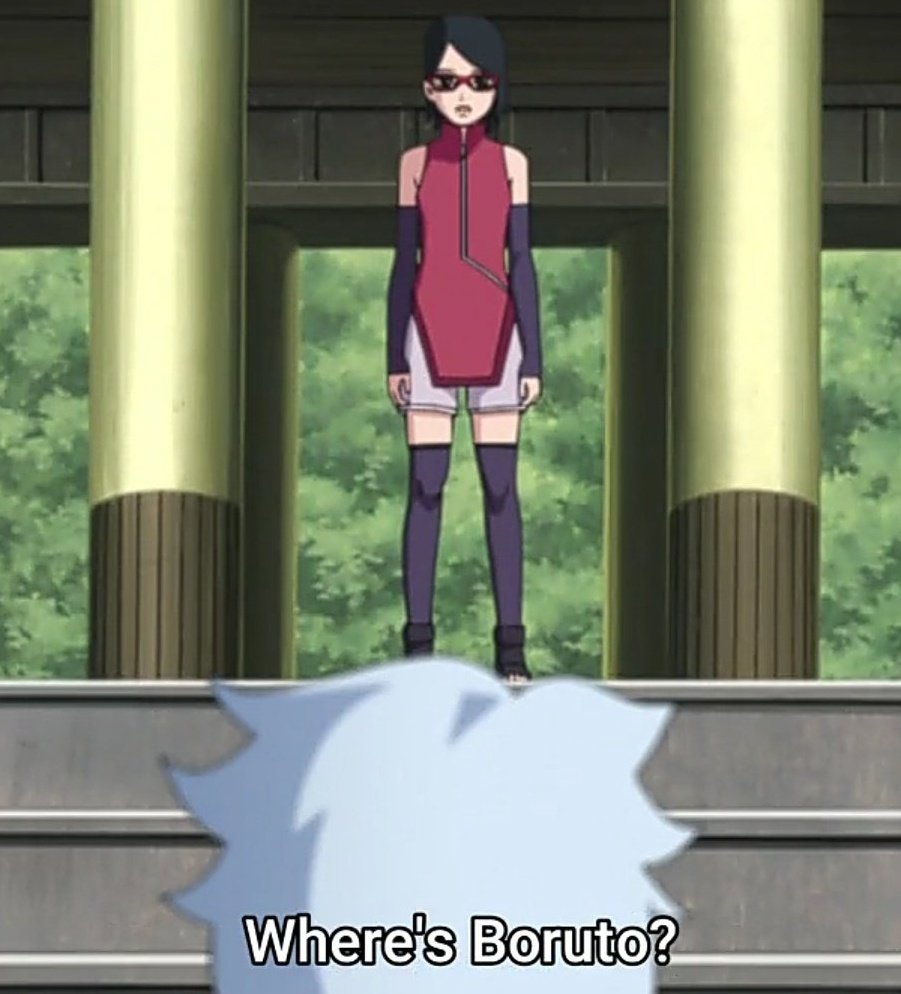 OMG‼️
SARADA ASKING ABOUT BORUTO‼️‼️

BORUSARA CANON 🥰🥰🥰