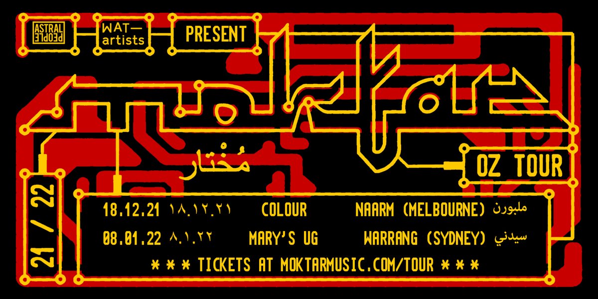 moktar مُخْتار (@moktarmusic) on Twitter photo Can’t wait to see you all at the clubs for my debut aus tour 🤍 More dates to be added
With support from @Anuraag + @Chebaisha (MELB) & @DJScorpion + <a href="/HoneyPoint/">MSI HoneyPoint Feed</a> (SYD)
--> moktarmusic.com/tour Can’t wait to see you all at the clubs for my debut aus tour 🤍 More dates to be added
With support from @Anuraag + @Chebaisha (MELB) & @DJScorpion + <a href="/HoneyPoint/">MSI HoneyPoint Feed</a> (SYD)
--> moktarmusic.com/tour