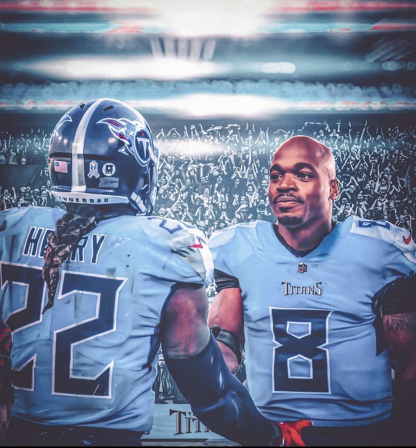 “I got this King for now, get healthy for the real run” <a href="/AdrianPeterson/">Adrian Peterson</a> <a href="/KingHenry_2/">Derrick Henry </a>