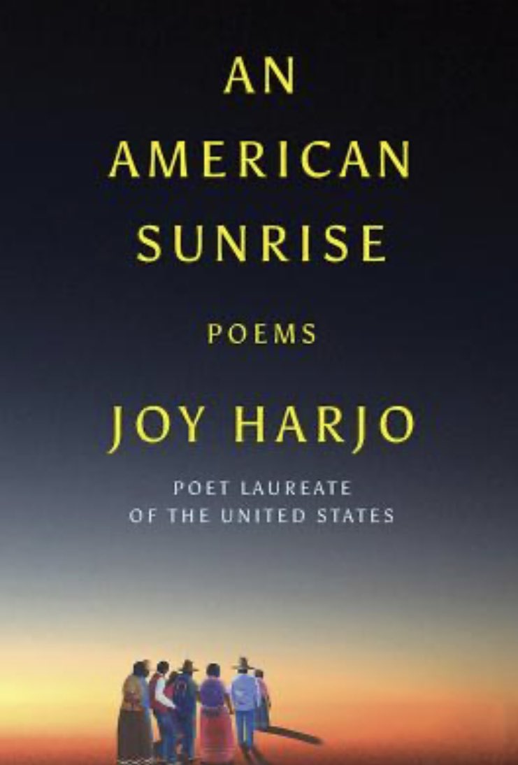 colleenisbooked's tweet photo. First book completed for #IndigAThon 🙌 I listened to the audiobook for An American Sunrise: Poems by Joy Harjo 🌤 https://t.co/p0jST3LmGw
