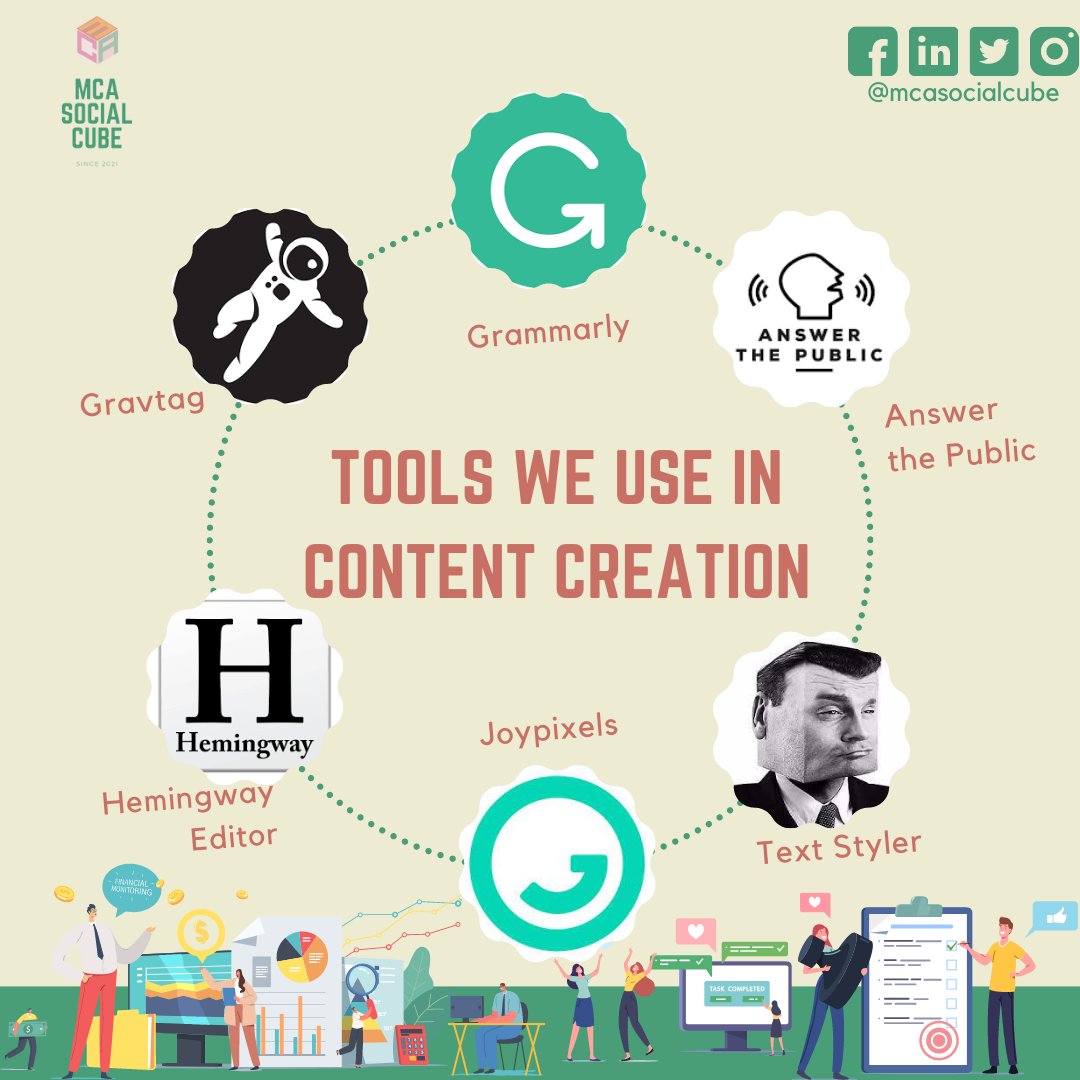 mcasocialcube's tweet photo. Here are the tools we use in creating content to post on our Social Media Channels 

Check our contents on our social media channels through this link https://t.co/iXclv9yAml

#mcasocialcube #contentcreation  #contentcreationtools #contentcreationideas  #socialmediamanager https://t.co/XKcGwTHWJy