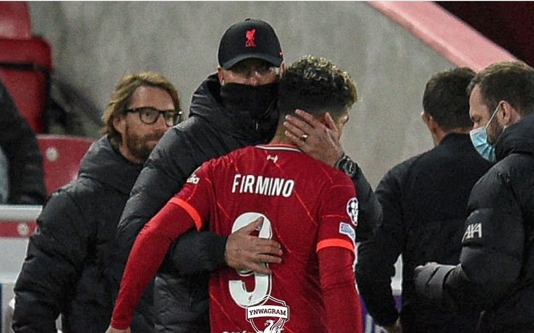 KopTalkYNWA's tweet photo. BREAKING NEWS 

Klopp has confirmed Firmino has a hamstring injury 💔
#lfc #liverpool #firmino #Bobby #LIVATM #UCL #cl #ChampionsLeague 
https://t.co/OsQKnhQV48 https://t.co/P6e0Luk95t
