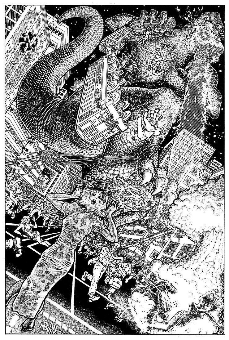 Happy birthday to Big G, celebrate with this Alan Moore drawing 