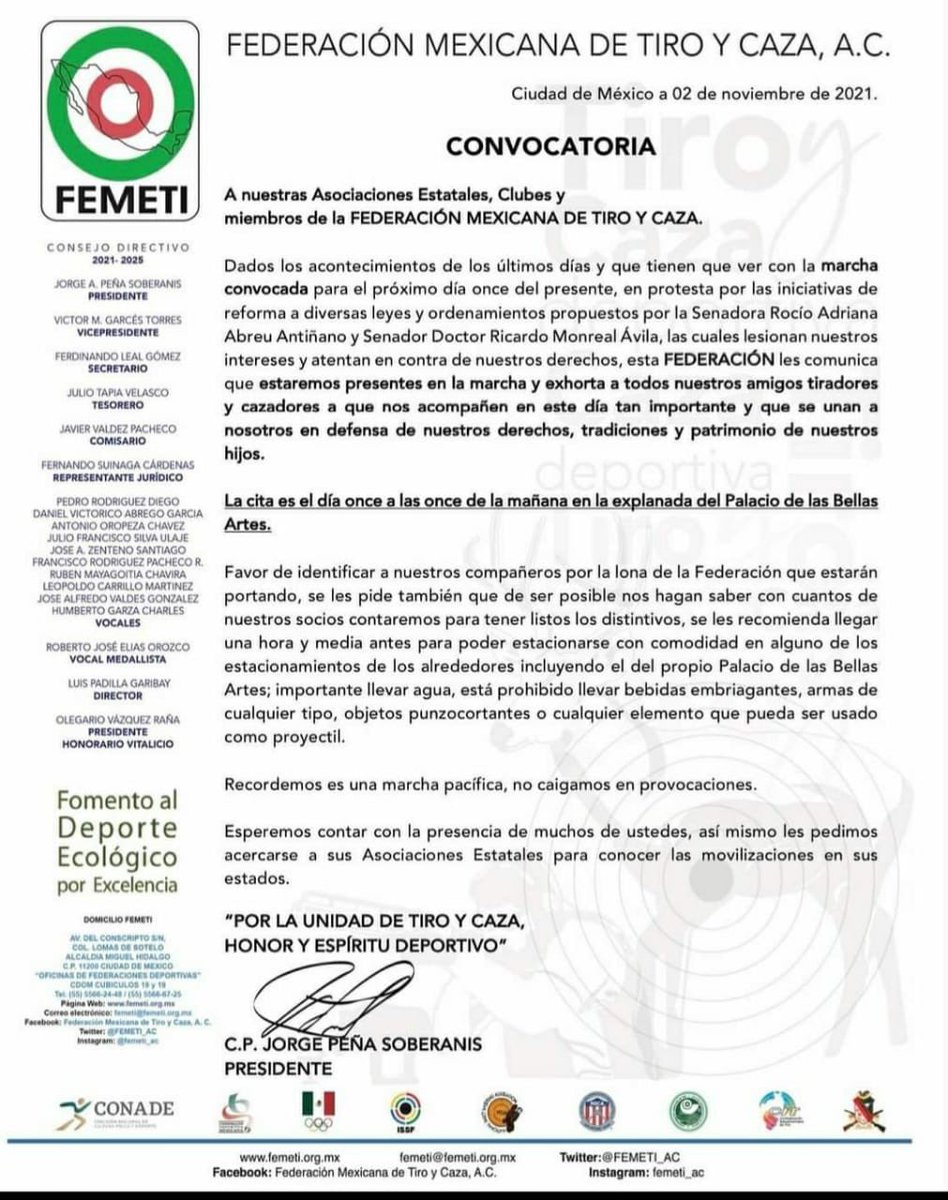 Femeti's tweet photo. #LaMarchaVa #bienestaranimalconciencia #femeti #comunidadfemeti #caceríadeportiva https://t.co/uSJv7ZUVSL