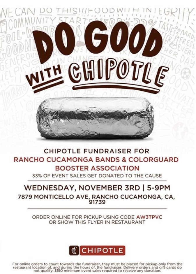 this fundraiser sounds like an amazing opportunity to try chipotle’s new brisket AND you’ll be supporting RCMC while you’re at it! what a great deal! 💜🖤