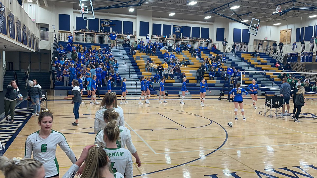 After dropping the first set, <a href="/RailsVolleyball/">RailsVolleyball</a> storms back to take the next three, including a 27-25 win in the fourth set to defeat Mesabi East 3-1 and advance to the section 7AA finals. They’ll face the winner of this one between Rush City and Greenway, which starts in 13 mins