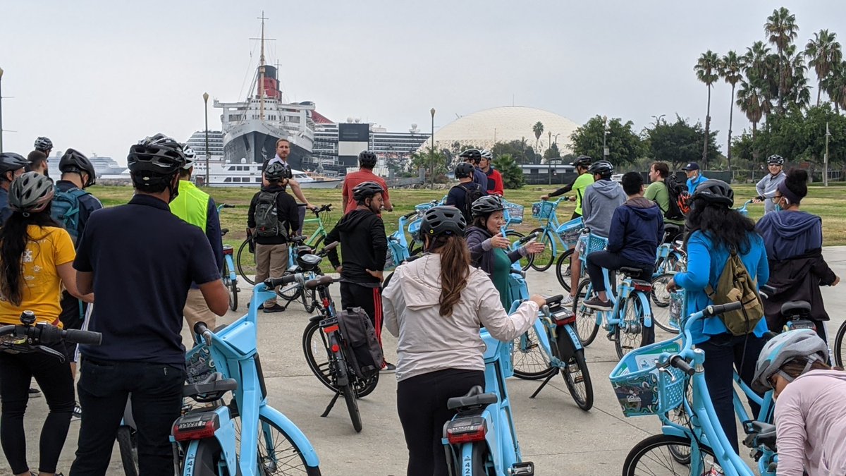 SoCal_ITE's tweet photo. A recap of our Technical Tour of the Long Beachβs Bike Facilities.
Thank you to Alicia Yang, @Rockmiller , and Min Zhou planning this event, the @LongBeachCity for the tour, and to our event sponsor @KOACorp π΄πΎπ΅π½
#itesocal #ite #biking https://t.co/WakLWhK4n8