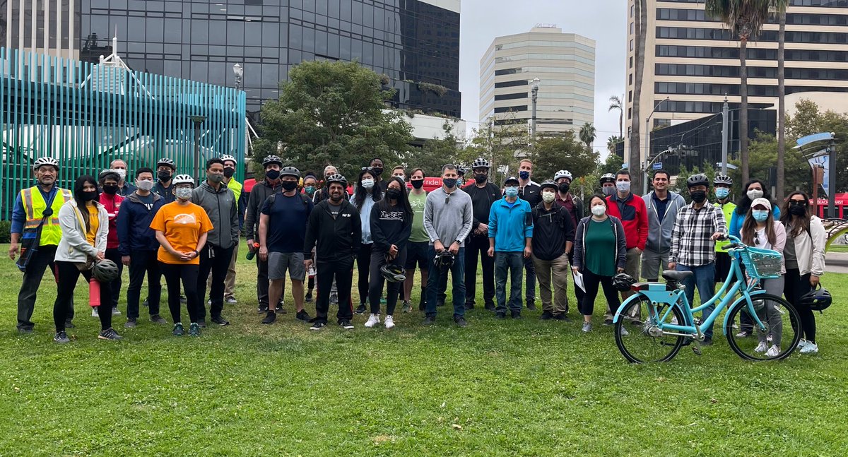 SoCal_ITE's tweet photo. A recap of our Technical Tour of the Long Beachβs Bike Facilities.
Thank you to Alicia Yang, @Rockmiller , and Min Zhou planning this event, the @LongBeachCity for the tour, and to our event sponsor @KOACorp π΄πΎπ΅π½
#itesocal #ite #biking https://t.co/WakLWhK4n8